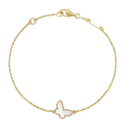 [Lumi Jewels]BRACELET PAPILLON EN NACRE NOIRE