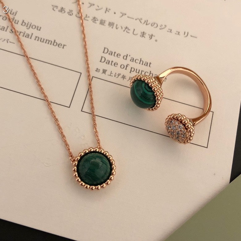 [Lumi Jewels]BAGUE ENTRE LES DOIGTS PERLEE COULEURS DIAMOND OR ROSE