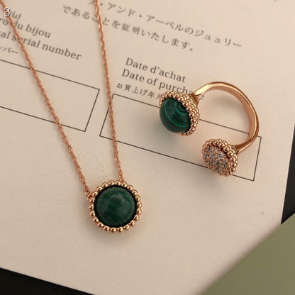 [Lumi Jewels]BAGUE ENTRE LES DOIGTS PERLEE COULEURS DIAMOND OR ROSE