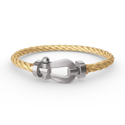 [Lumi Jewels]FORCE LARGE HORSESHOE NO DIAMOND BRACELET SILVER