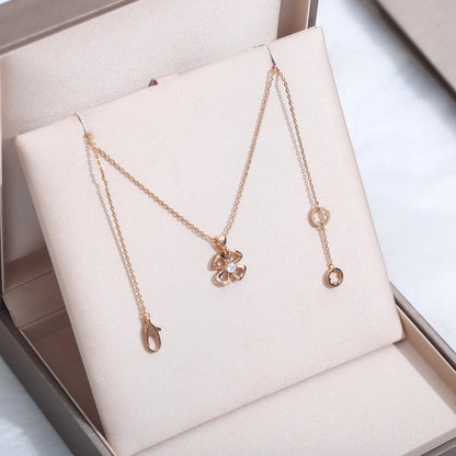 [Lumi Jewels]COLLIER FIOREVER DIAMANT CENTRAL