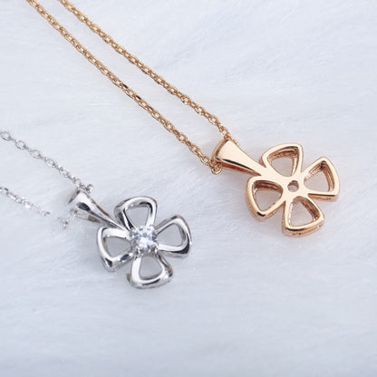 [Lumi Jewels]COLLIER FIOREVER DIAMANT CENTRAL