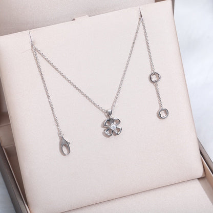 [Lumi Jewels]COLLIER FIOREVER DIAMANT CENTRAL