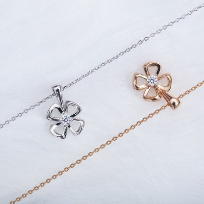 [Lumi Jewels]COLLIER FIOREVER DIAMANT CENTRAL
