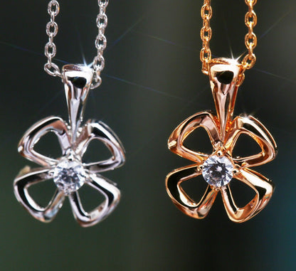 [Lumi Jewels]COLLIER FIOREVER DIAMANT CENTRAL